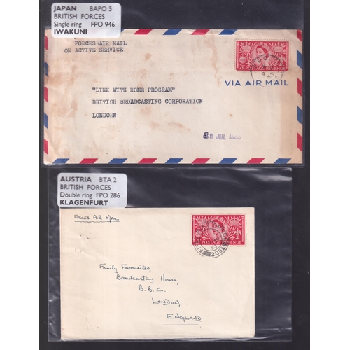 41 - POSTAL HISTORY Interesting lot using GB 1953 Coronation issues including very fine postage due usage... 