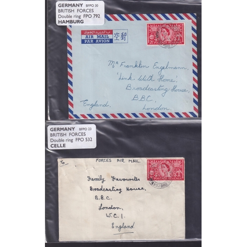 41 - POSTAL HISTORY Interesting lot using GB 1953 Coronation issues including very fine postage due usage... 