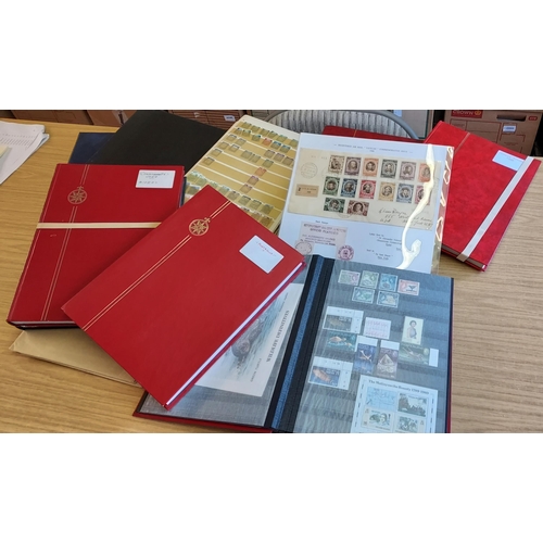 45 - STAMP ACCUMULATION, interesting box full of spares, leftovers and remains of auction purchases. We s... 