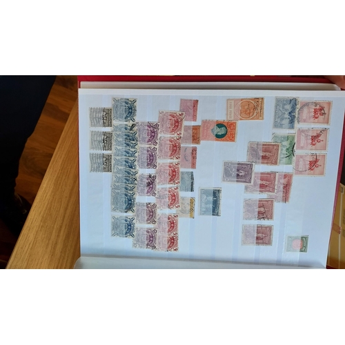 45 - STAMP ACCUMULATION, interesting box full of spares, leftovers and remains of auction purchases. We s... 