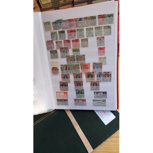 45 - STAMP ACCUMULATION, interesting box full of spares, leftovers and remains of auction purchases. We s... 