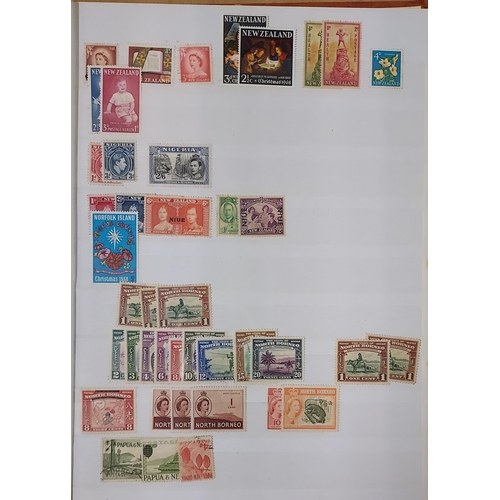 46 - STOCKBOOK Packed with collectors surplus ranges with Empire KGVI Mint.  (Several 1000 stamps here al... 