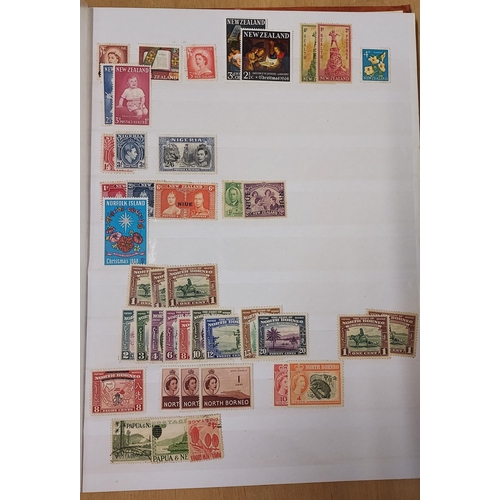 46 - STOCKBOOK Packed with collectors surplus ranges with Empire KGVI Mint.  (Several 1000 stamps here al... 