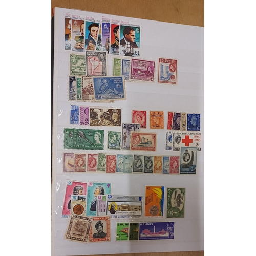 46 - STOCKBOOK Packed with collectors surplus ranges with Empire KGVI Mint.  (Several 1000 stamps here al... 