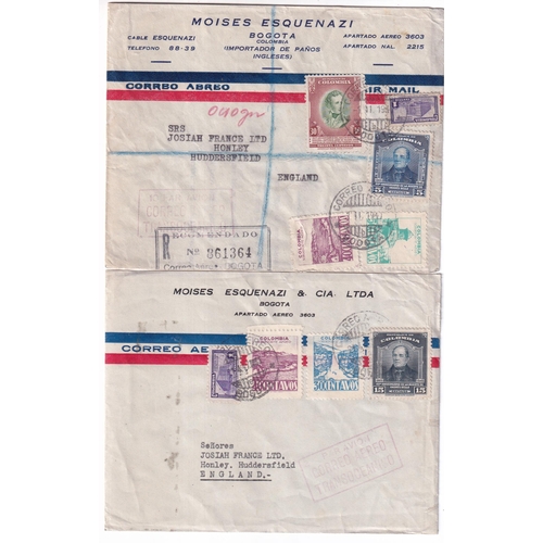 55 - WORLD POSTAL HISTORY - a sorter's accumulation, lots of airmails, we see interesting items such as 1... 