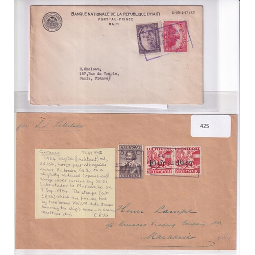 57 - K.N.S.M. LINE ship covers, all franked with a range of issues, cancels from lots of different ships,... 