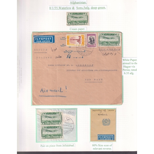 66 - AIRMAILS 1951/63 with 23 Covers showing a wide variety of stamp usages, Rates and Destinations also ... 