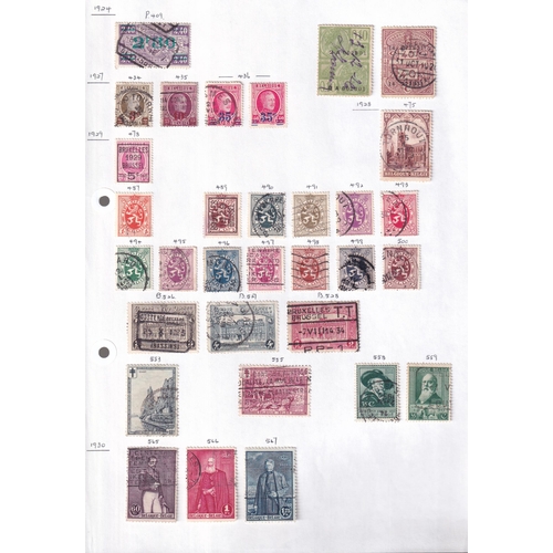 88 - Old pages with 1580+ stamps, very little duplication with a good range of issues seen parcel post, r... 