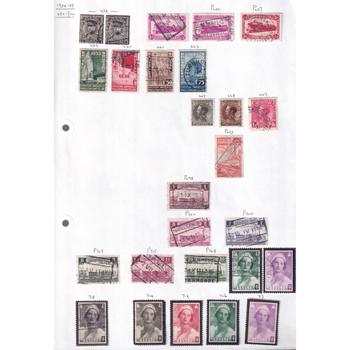 88 - Old pages with 1580+ stamps, very little duplication with a good range of issues seen parcel post, r... 