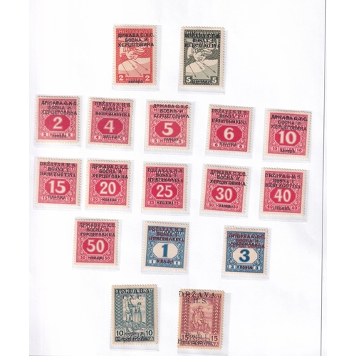 94 - Fine collection of early issues, complete sets Inc. first issue plus postage dues.  1919 Ovpt. set (... 