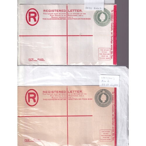 127 - 1881-1960 POSTAL STATIONERY MINT ACCUMULATION, includes postcards, wrappers, air letters, and wide r... 