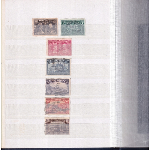 167 - SMALL STOCKBOOK Noting 1900 20c FU.  1903 Edward 50c mint (c £500) and a used set (£180).  1908 Queb... 