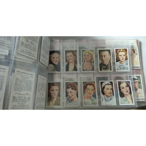 1 - An Old-time Collection of Cigarette Cards mostly as sets with much Gallagher and Players 1920/30's a... 