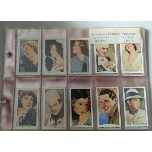 1 - An Old-time Collection of Cigarette Cards mostly as sets with much Gallagher and Players 1920/30's a... 