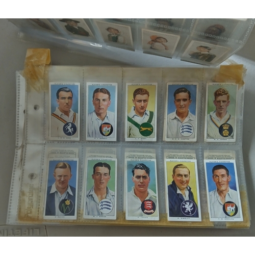 1 - An Old-time Collection of Cigarette Cards mostly as sets with much Gallagher and Players 1920/30's a... 