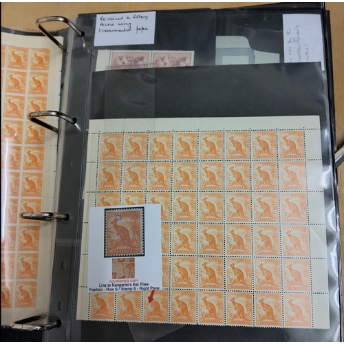 21 - KGVI SPECIALISED 1937/52 most extensive m/um study in album (some 100's of stamps) very extensive wi... 