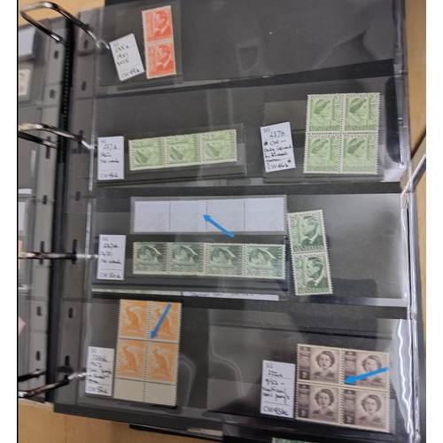 21 - KGVI SPECIALISED 1937/52 most extensive m/um study in album (some 100's of stamps) very extensive wi... 