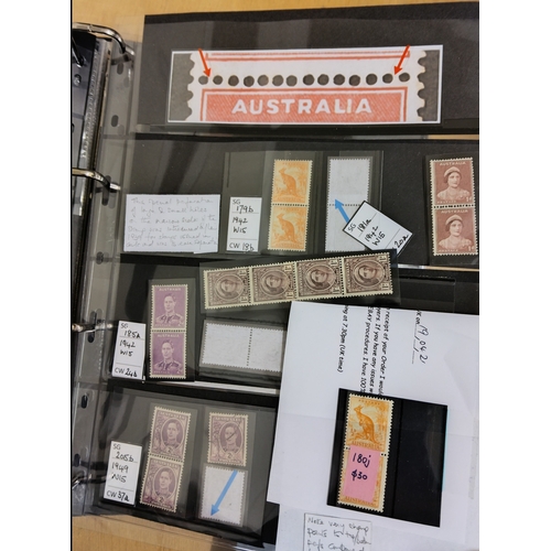 21 - KGVI SPECIALISED 1937/52 most extensive m/um study in album (some 100's of stamps) very extensive wi... 