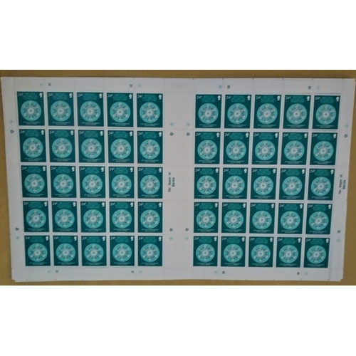 42 - Complete sheets Glaciological Society set SG151/4 as complete sheets of 50, UM seldom seen as sheets... 