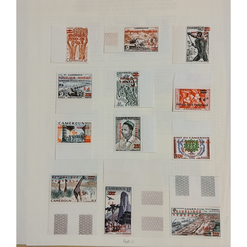 77 - Trust Territory (UK) issues.  A vf mint/um study inc 1960 set as plate blocks of four SGT1/T12 vario... 