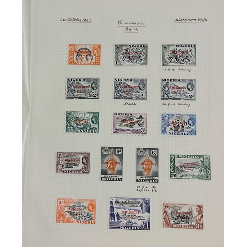 77 - Trust Territory (UK) issues.  A vf mint/um study inc 1960 set as plate blocks of four SGT1/T12 vario... 