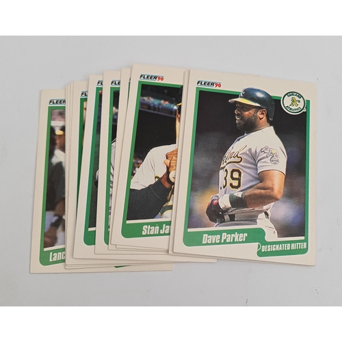 105 - Vintage Fleer Baseball Card 1990 A total of 102 Cards in Mint Condition. Shipping is available you c... 