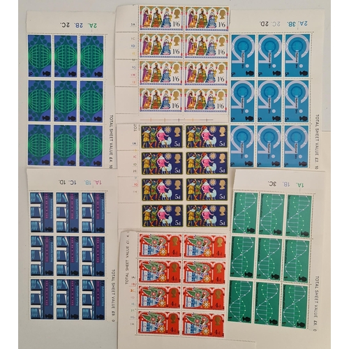 112 - Vintage British Postage Stamps Pre Decimal Mostly Traffic Light Strips 30 plus in the collection Shi... 