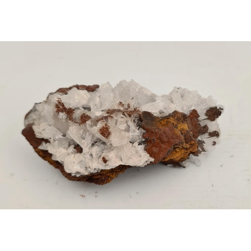 143 - Collectable Rocks and Minerals Gypsum Crystals Measures 4.5 inches by 2.75 inches. Weight 297g. Ship... 