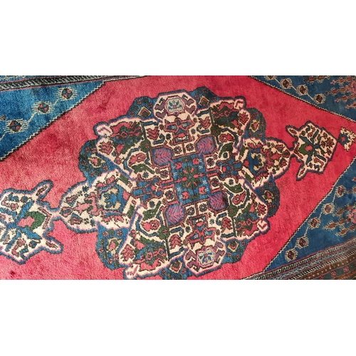 210 - Antiques High Quality Hand Knotted Persian Style Rug Measures 67 inches wide by 127 inches long. Gre... 