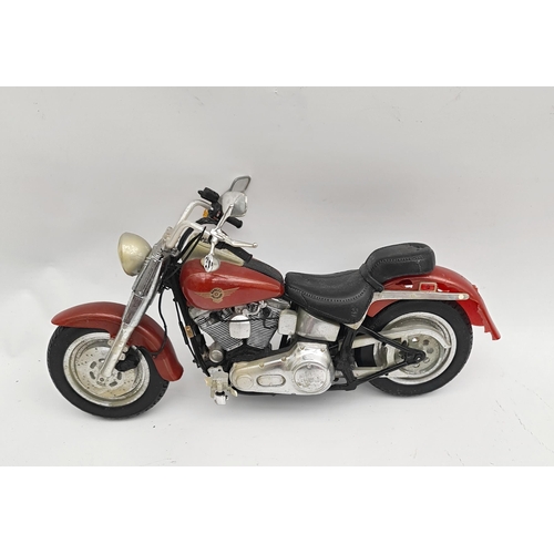 229 - Toy Model of a Harley Davidson Motor Bike Measures 9 inches by 5 inches tall. Shipping is available ... 