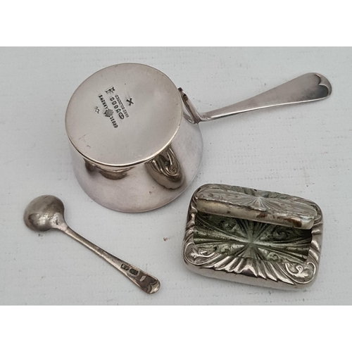 253 - Parcel of Electro Plated Silver Ware Includes Snuff Box and William Hutton Item. The snuff box measu... 