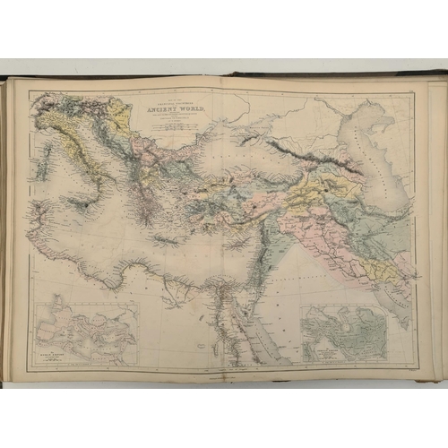 355 - Antique Victorian Blacks General Atlas of The World 1853. 70 Steel Engraved World Maps. Includes Pag... 