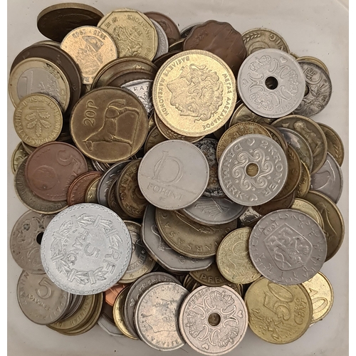 359 - Assorted Collection of World Coins #2 800g in Total. Includes Pre Euro Coinage from Germany Italian ... 