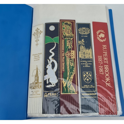 392 - Vintage Collection Album of Book Marks. Include Cricket, Religious, Lace etc. Over 100 in total. Shi... 