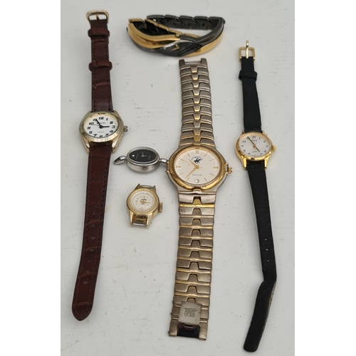 51 - Parcel of 6 Wrist Watches Gents and Ladies Shipping is available you can please ask for a quote befo... 