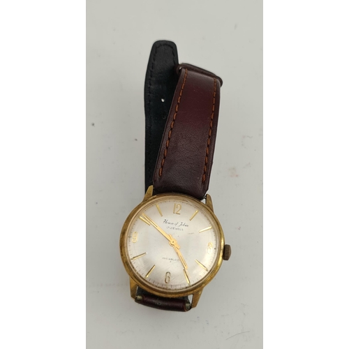 56 - Vintage House of Jobin Gents Wrist Watch. 17 Jewels Incabloc. Works Shipping is available you can pl... 