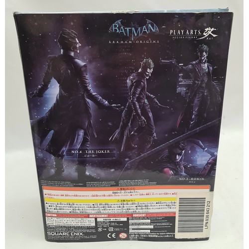 371 - The Joker No.4 Batman Arkham Origins Play Arts Kai Square Enix Figure Original Packaging and Box. Sh... 