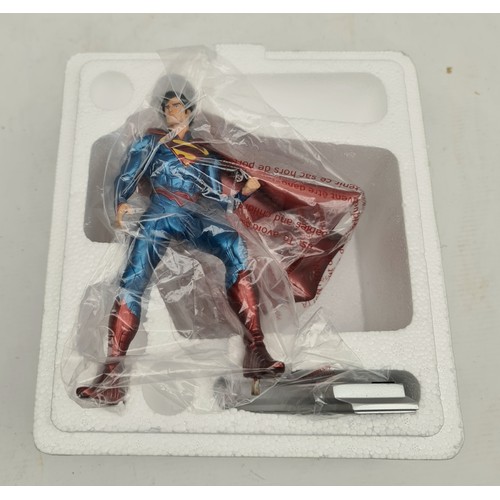 373 - DC Collectibles Superman The Man Of Steel Statue # 0663 of 5200 By Cully Hamner In Original Box and ... 