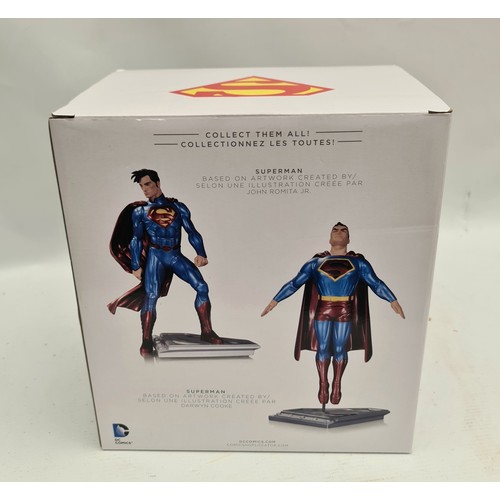 373 - DC Collectibles Superman The Man Of Steel Statue # 0663 of 5200 By Cully Hamner In Original Box and ... 