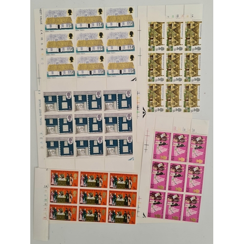 102 - Vintage British Postage Stamps Pre Decimal Mostly Traffic Light Strips 30 plus in the collection Shi... 