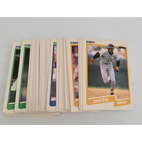 120 - Vintage Fleer Baseball Card 1990 A total of 102 Cards in Mint Condition. Shipping is available. Plea... 