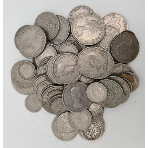 160 - Assorted British Pre Decimal Coins #9 500g in Total All Cupro Nickel . Shipping is available. Please... 