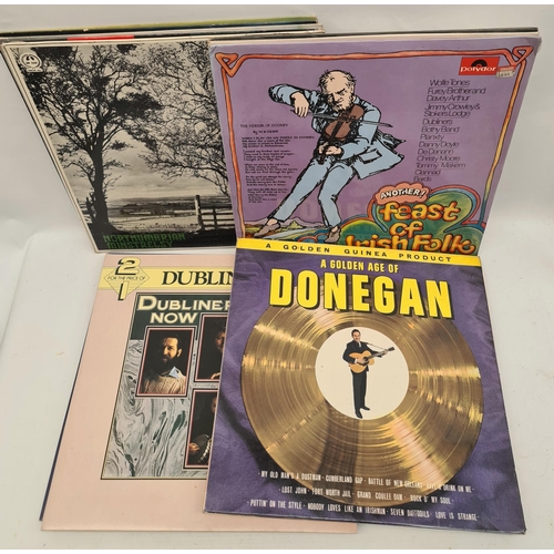 25 - Vintage Records LP's 20 Assorted Records Includes The Dubliners Simon and Garfunkel The Wombles Max ... 