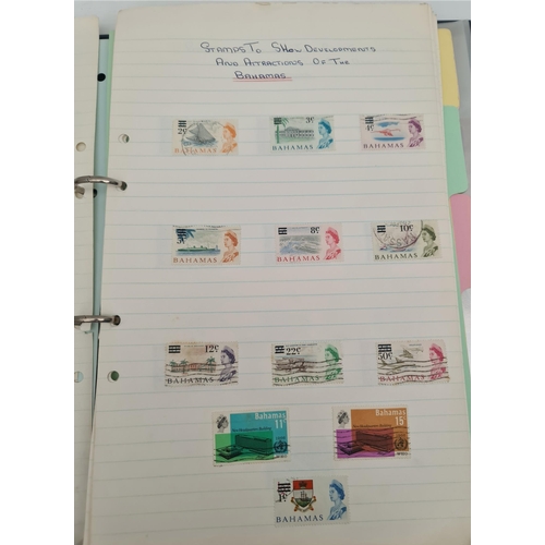 123 - Stamp Album or Stock Book Includes Commonwealth Stamps, 1st Day Covers and Airmail Letters. Shipping... 