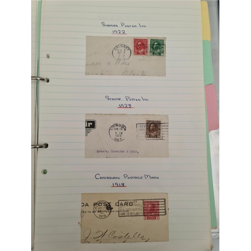 123 - Stamp Album or Stock Book Includes Commonwealth Stamps, 1st Day Covers and Airmail Letters. Shipping... 