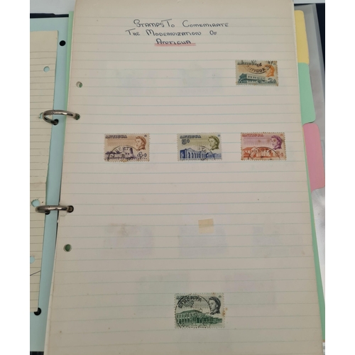 123 - Stamp Album or Stock Book Includes Commonwealth Stamps, 1st Day Covers and Airmail Letters. Shipping... 