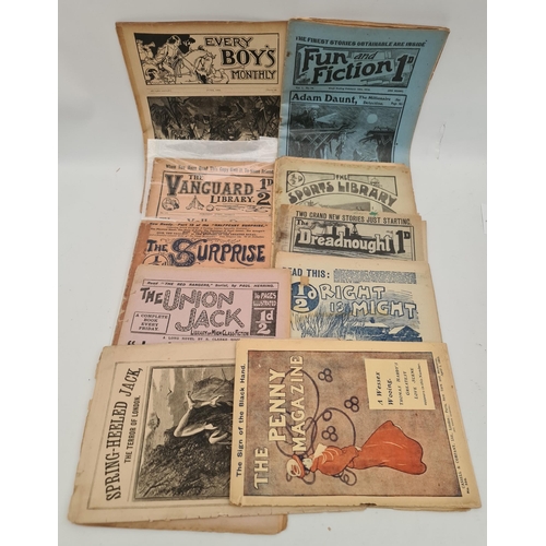 132 - 10 Assorted Early 20th Century Comics or Boys Papers #1 Dating from as early as 1905 to 1914. Shippi... 