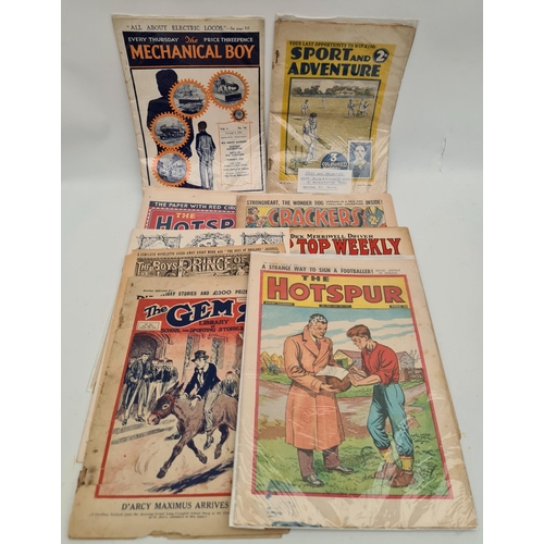 137 - 10 Assorted Early 20th Century Comics or Boys Papers #6 Includes Crackers 1940, Tip Top Weekly 1909,... 