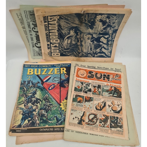 139 - 10 Assorted Early 20th Century Comics or Boys Papers #8 Includes Ally Slopers 1949, Modern Wonders 1... 