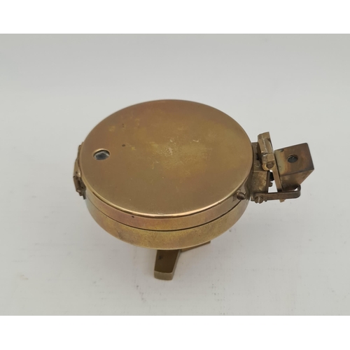 147 - Antiques Brass T Cooke London Compass. 20th Century. Measures 2.5 inches tall. Shipping is available... 